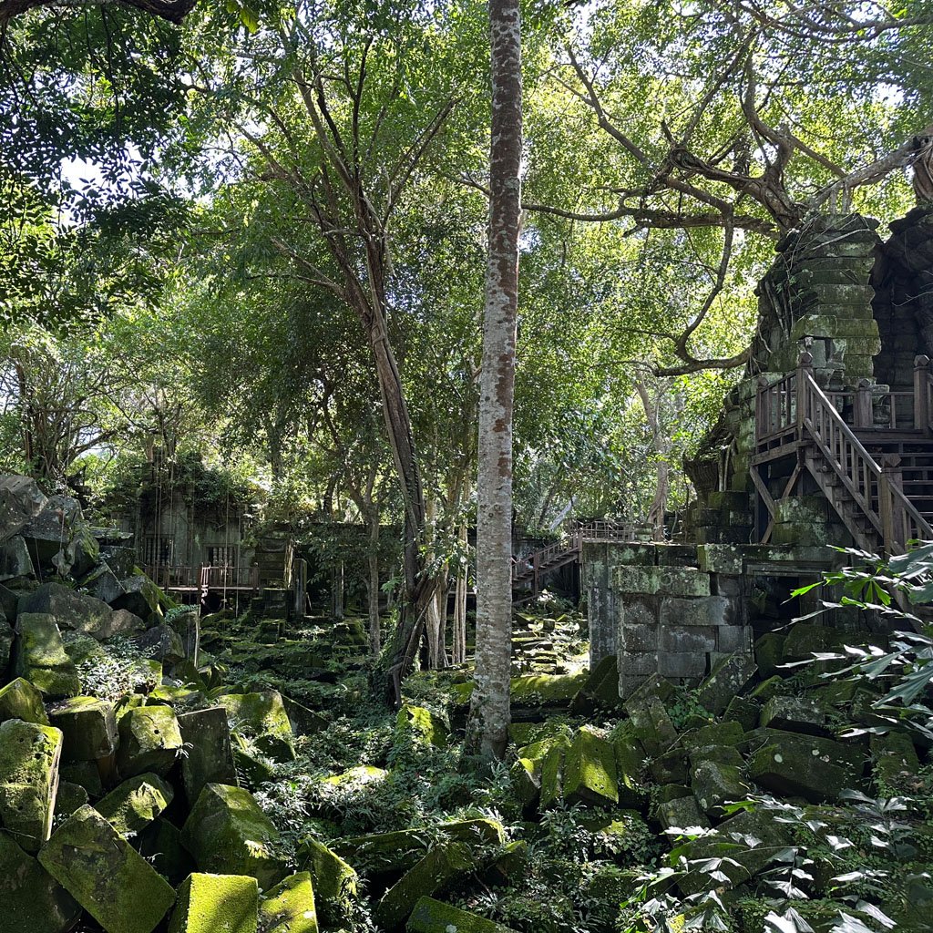 Beng Mealea in Rainy Season